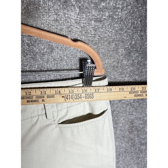 Talbots Petite Perfect Skimmer Capri Pants Womens Size 14P Stretch Beige Pockets - Picture 6 of 9